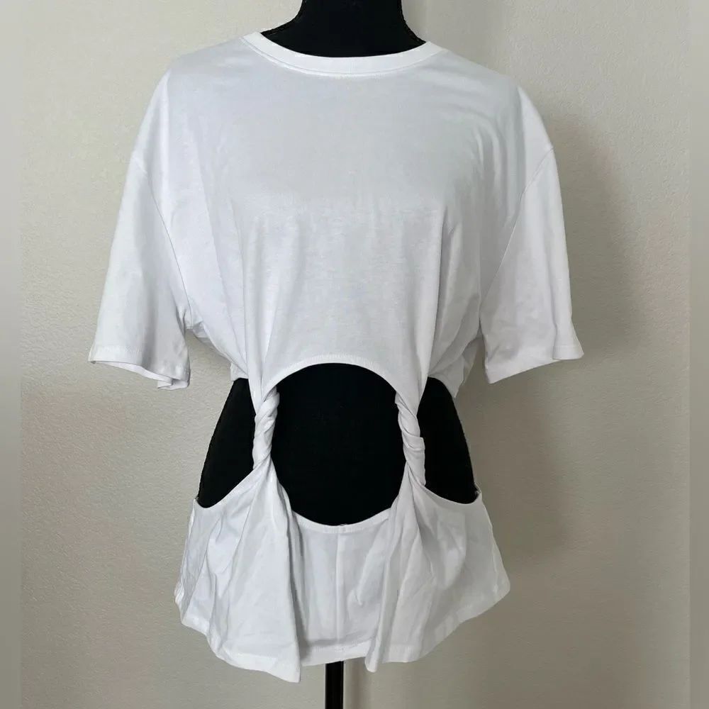 NWT Zara Cut Out T-Shirt